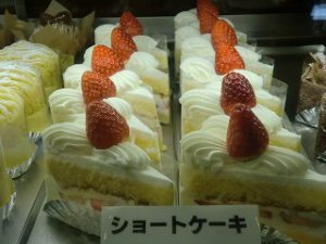 ショートケーキの写真